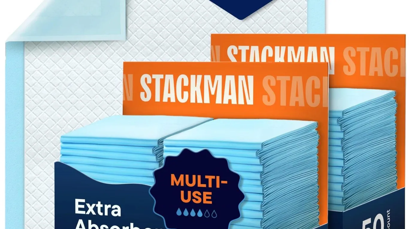 Stack Man 23x36 Disposable Incontinence Bed Pads