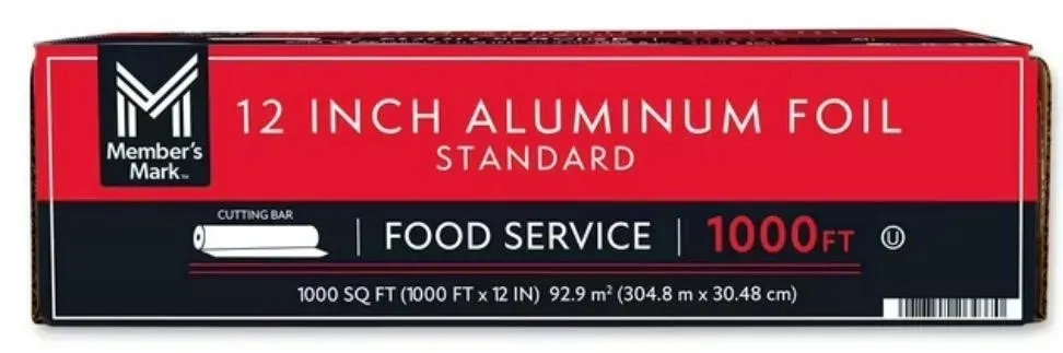 Foodservice Aluminum Foil 12 In. x 1 Roll