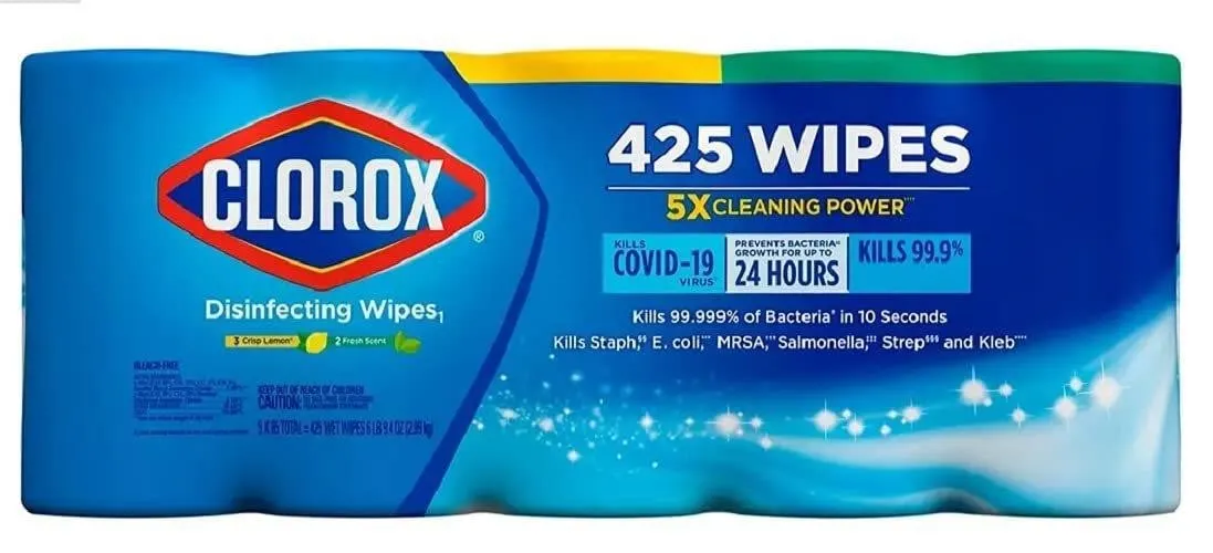 Clorox Disinfecting Wipes 85 Count 5 Pack