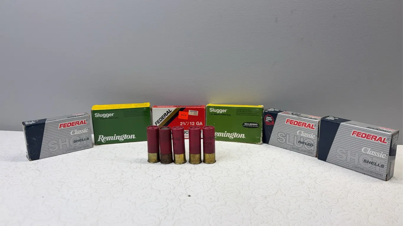 12GAU. 2-3/4" & 3" SLUGS & BUCKSHOT AMMUNITION