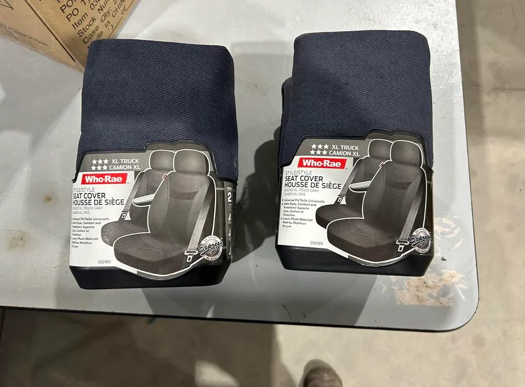 (3) Boxes of Truck Seat Covers