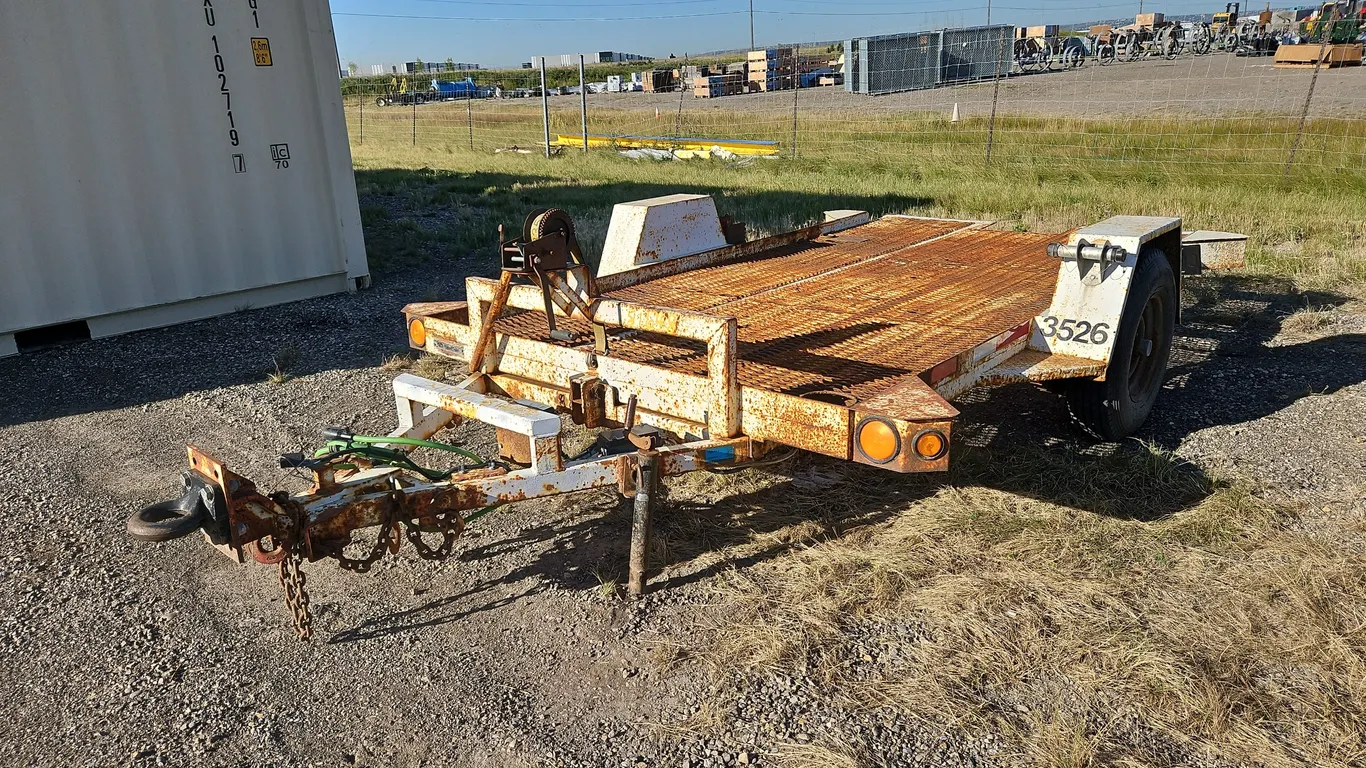 1985 Home made S/A 12 Pintle Hitch Equipment Trailer