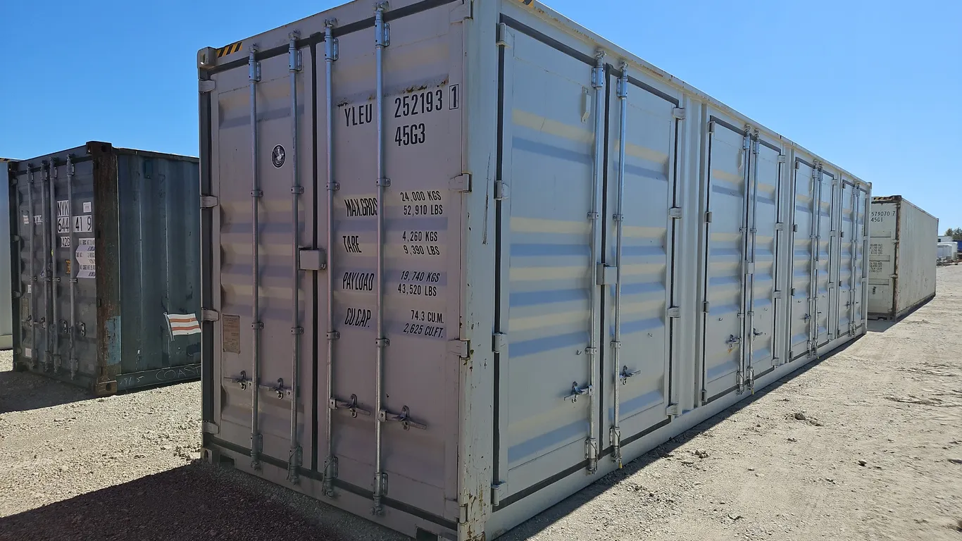 40' High Cube 5 Door Multi Use Sea Container