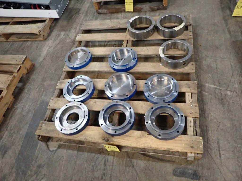 Lot of Assorted Industrial Flanges and Seals