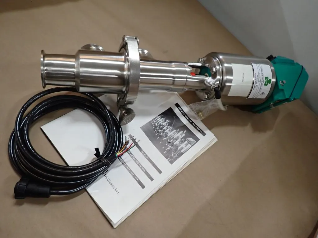 Tri Clover Air Actuated Valve