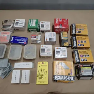 Lot of Assorted Industrial Nails and Staples
