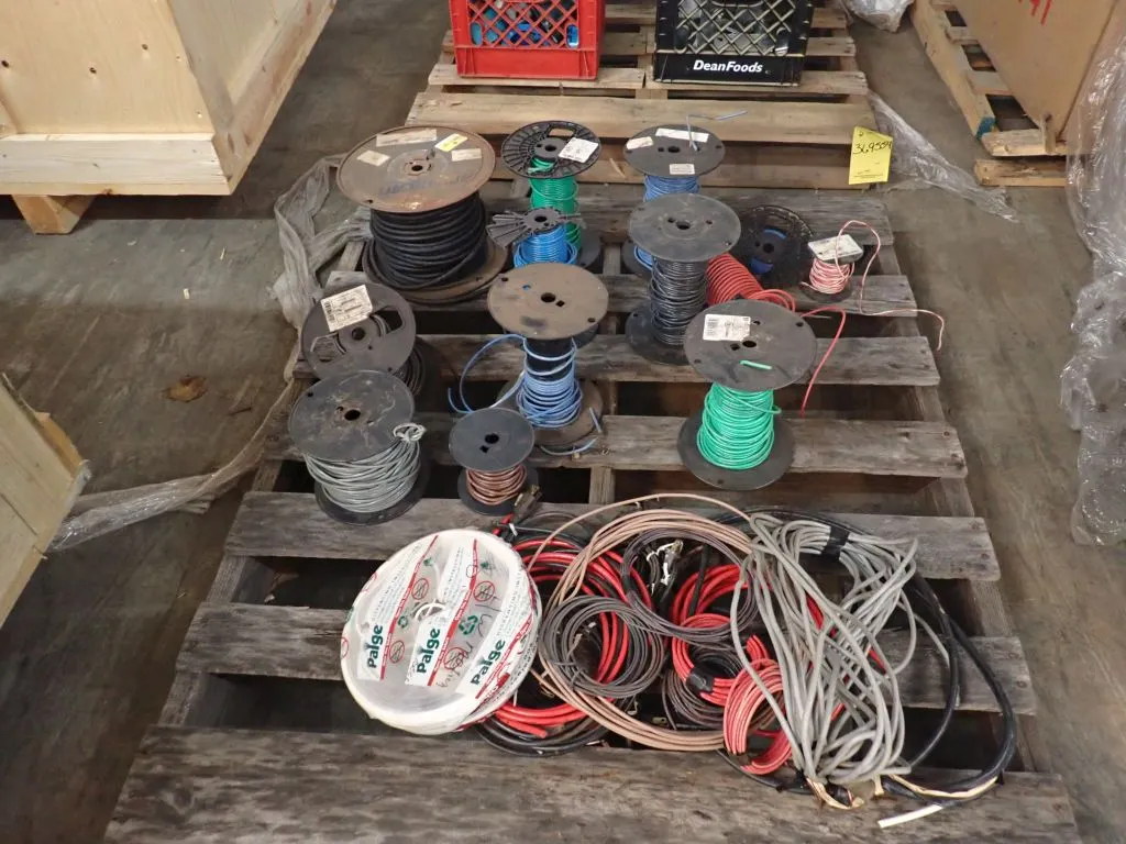 Lot of Assorted Spools of Wire