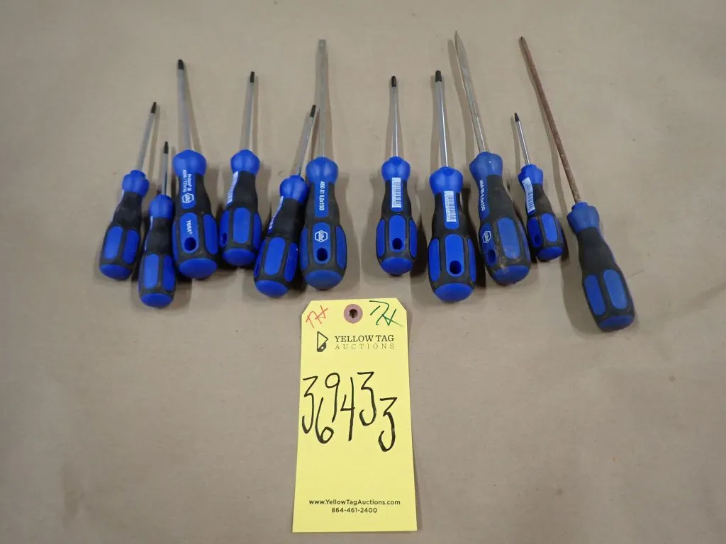 Lot of Assorted Wiha Insulated Screwdrivers