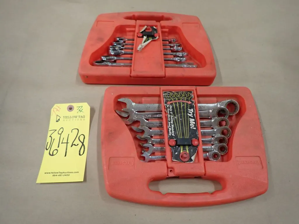 Cresent SAE Stubby Combination Ratchet & Wrench Set