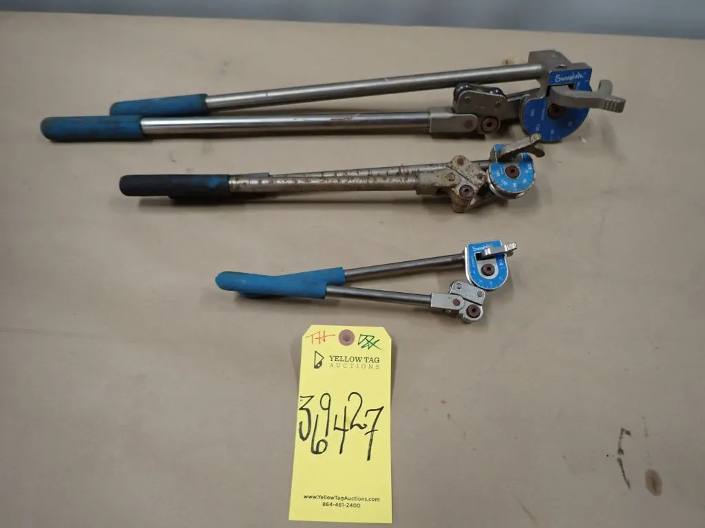Lot of (3) Swagelok Hand Tube Benders