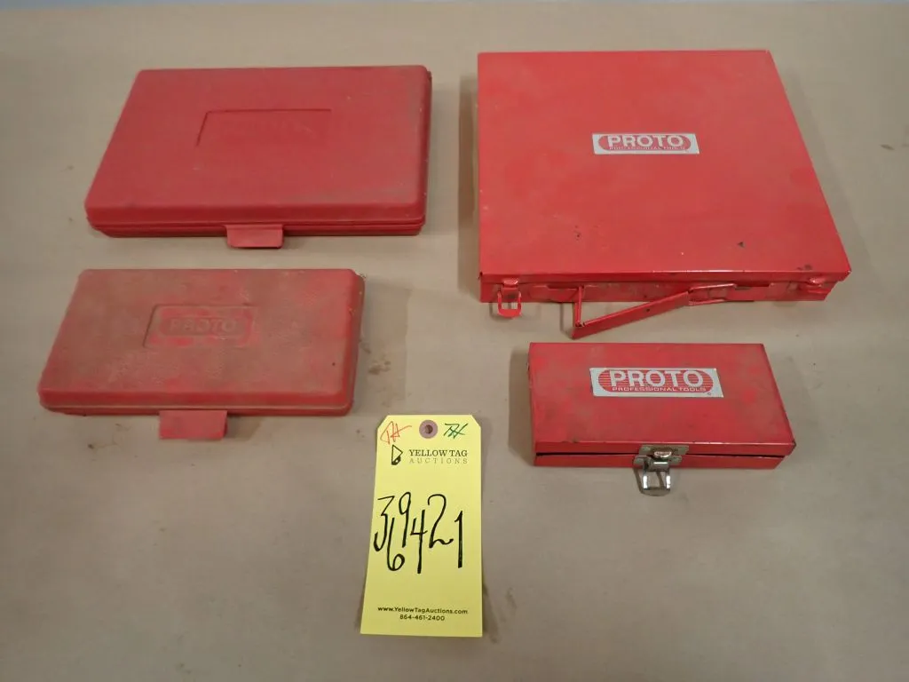 Lot of (4) Assorted Proto Professional Tool Sets