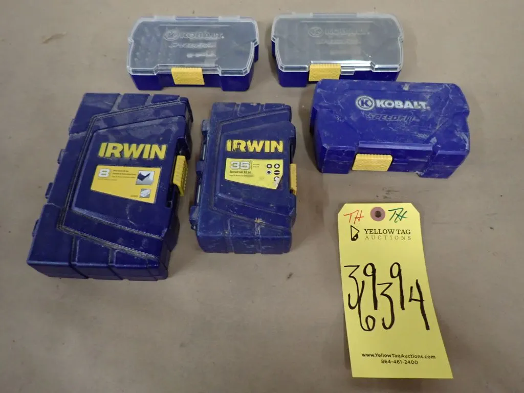 Lot of Assorted Impact Bits and Drill Bits