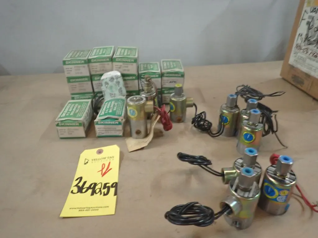 Lot of (24) Assorted Skinner Valves