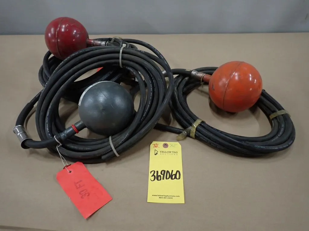 Lot of (3) GE Float Switches