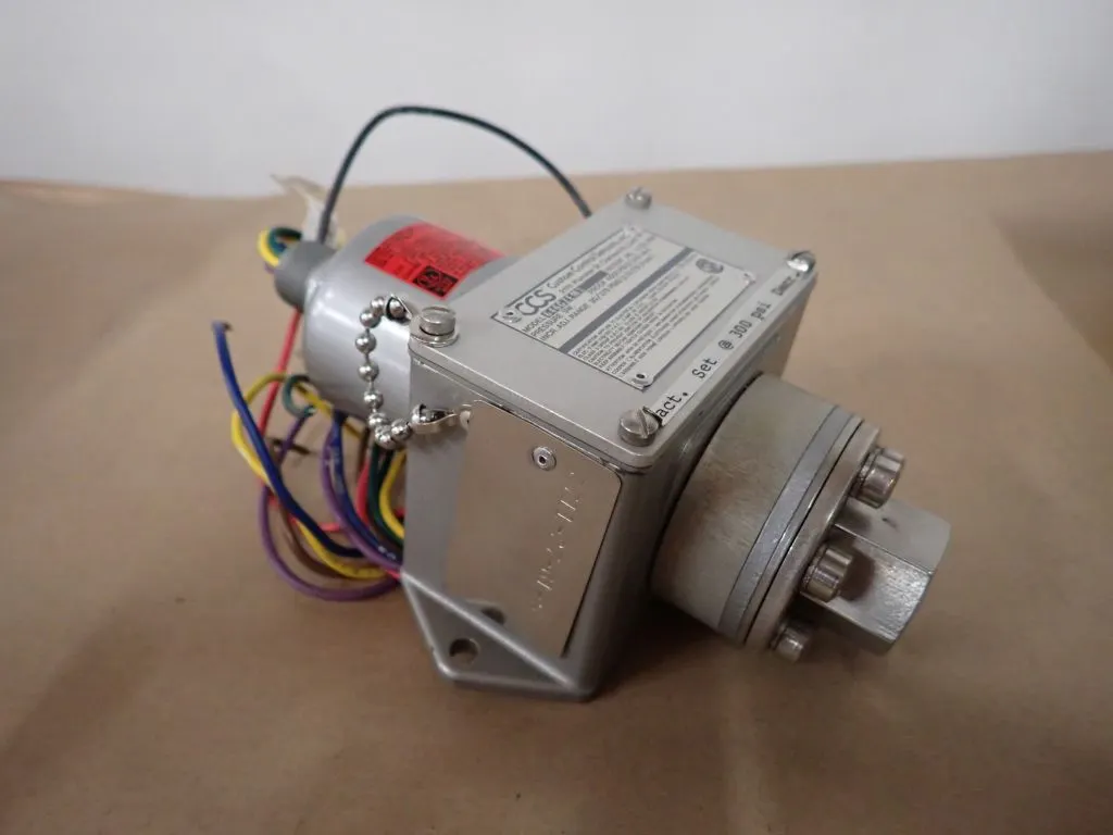 Lot of (3) Custom Control Sensors Explosion Proof Snap Switches
