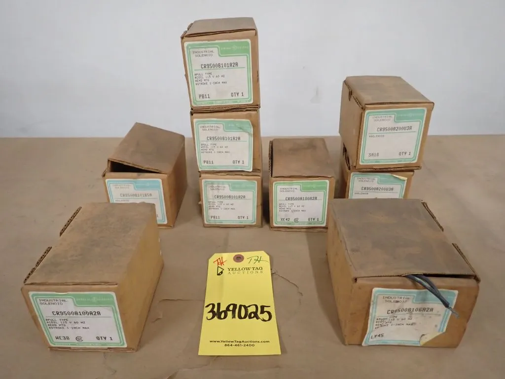 Lot of Assorted GE Solenoids