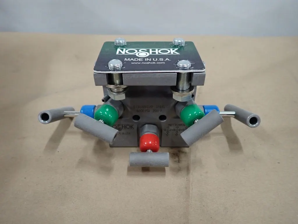 Lot of (3) No Shok 5-Valve Manifolds