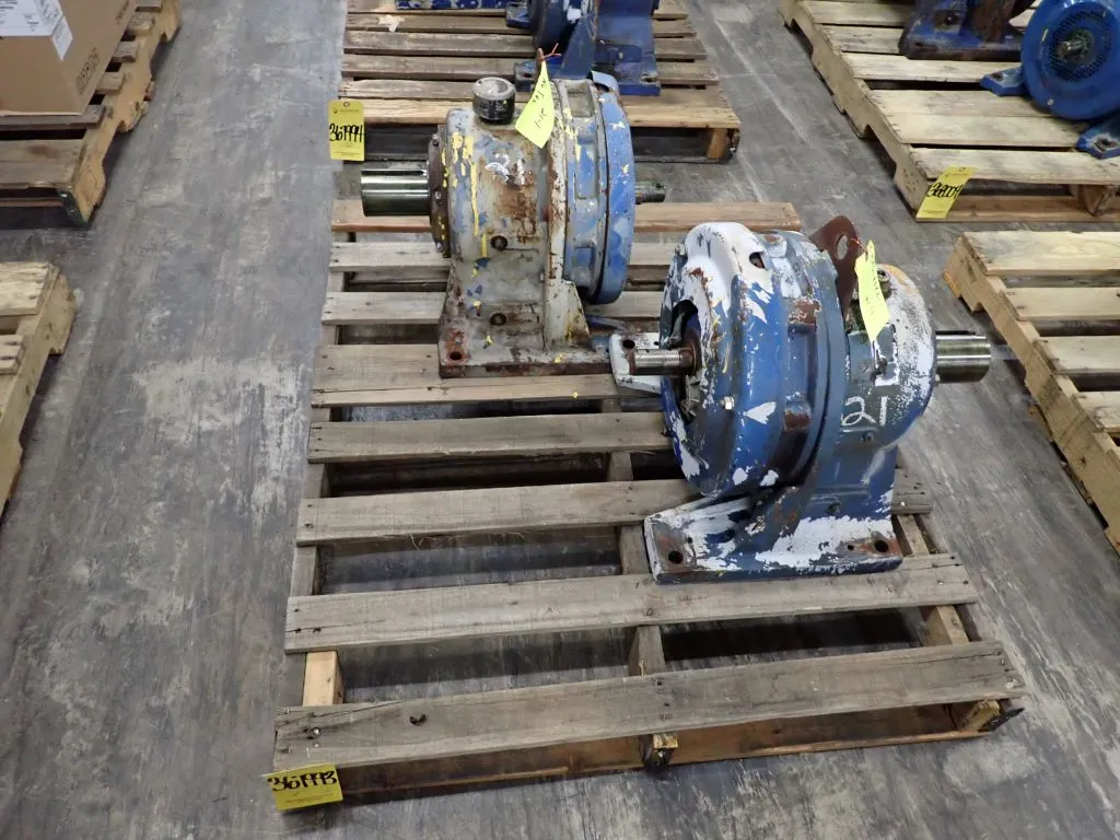 Lot of (2) Assorted Industrial Gear Boxes