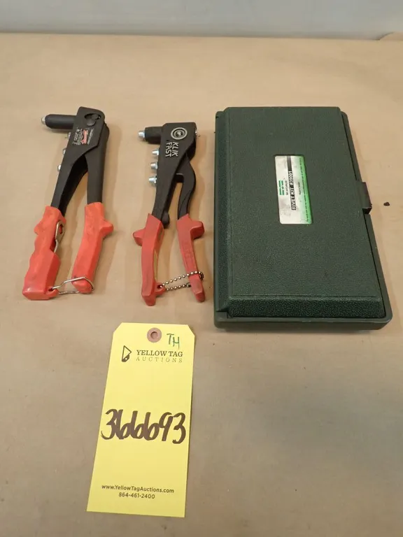 Lot of (3) Rivet Tools