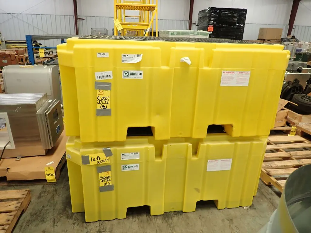 Lot of (2) Ultra IBC Spill Pallet Plus