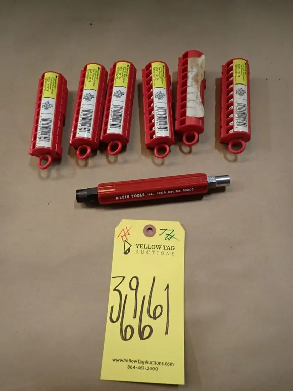 Lot of (6) 3M Scotch Code Wire Marker Tape Dispensers