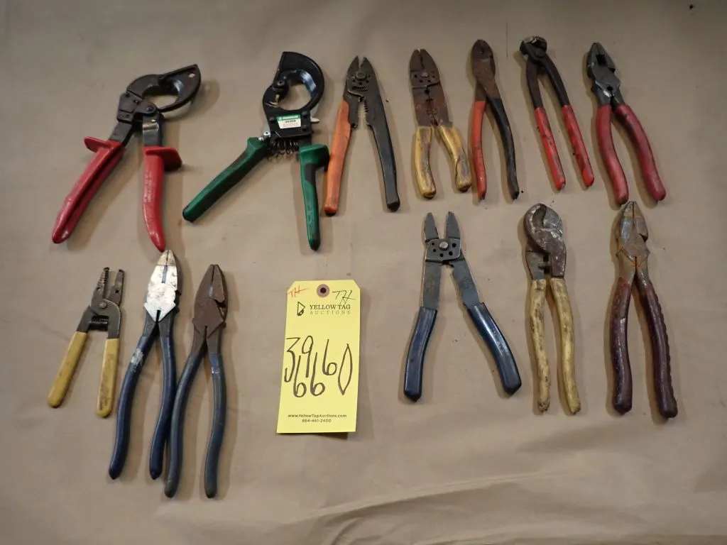 Lot of Assorted Electrical Hand Tools
