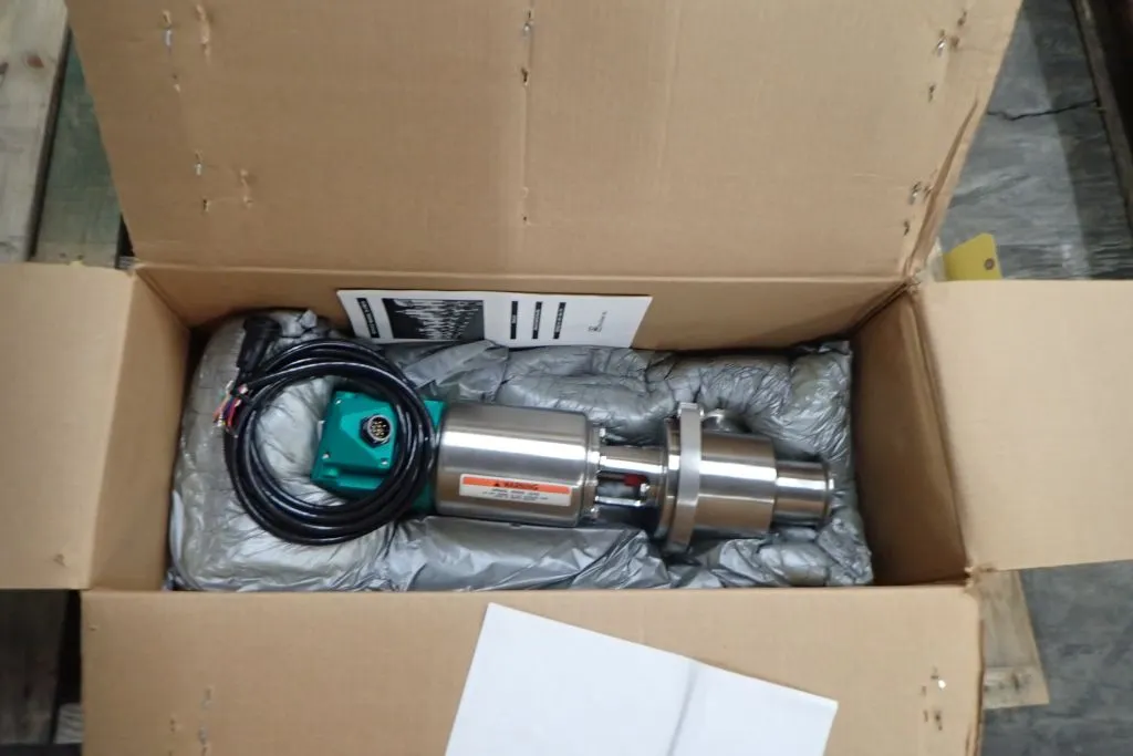 Lot of (2) Alfa 761 Tri Clover Air Operated Valves