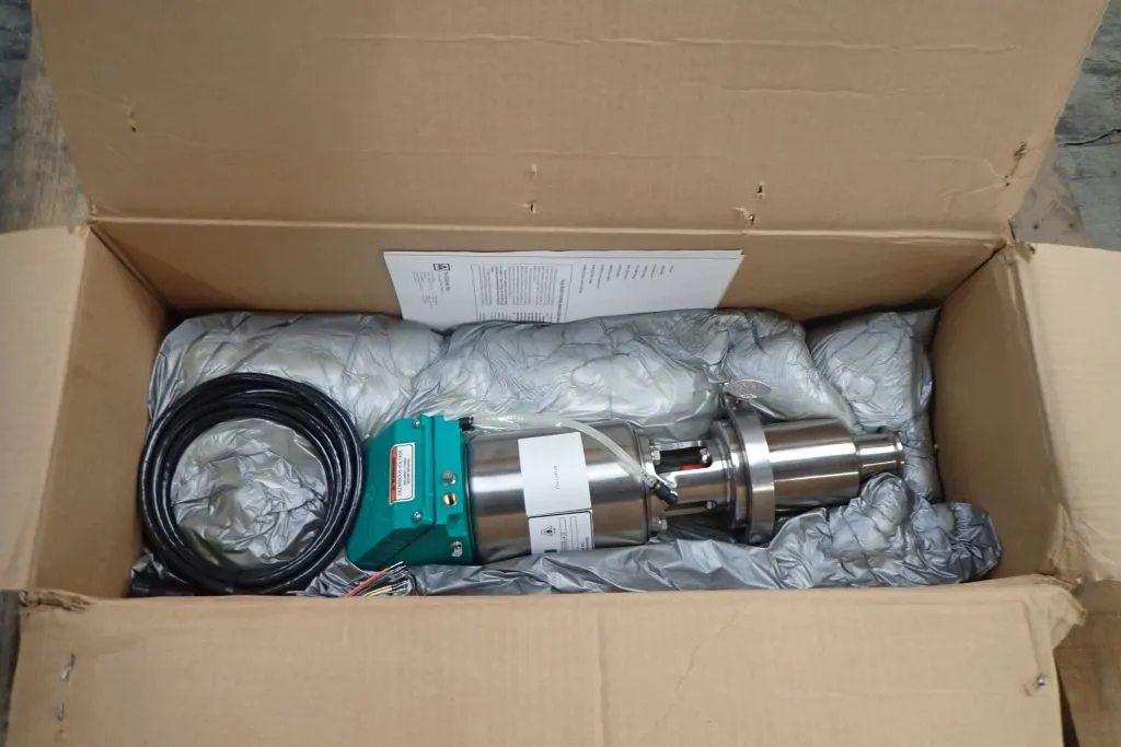 Lot of (2) Alfa 761 Tri Clover Air Operated Valves