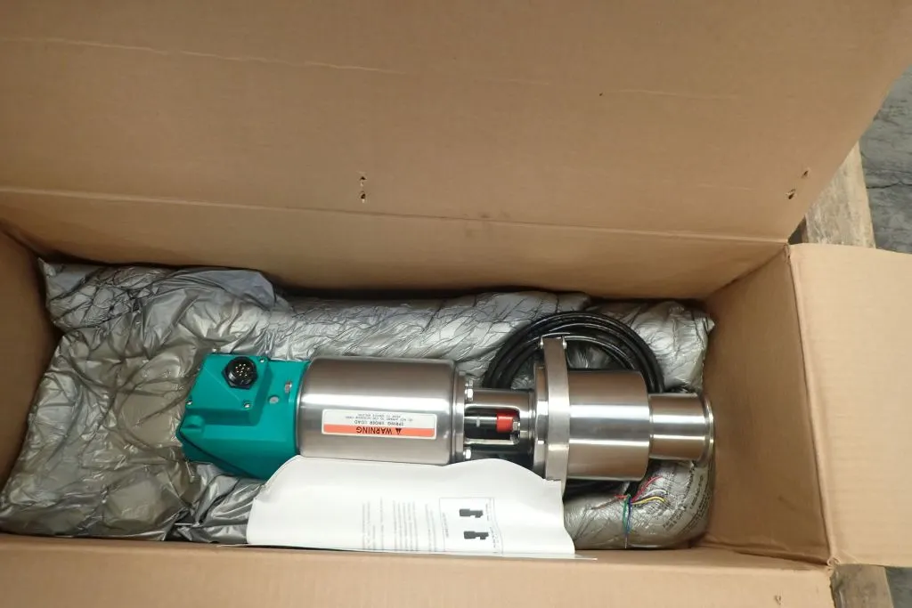 Lot of (2) Alfa 761 Tri Clover Air Operated Valves