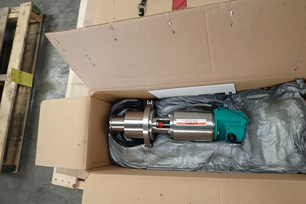 Lot of (2) Alfa 761 Tri Clover Air Operated Valves