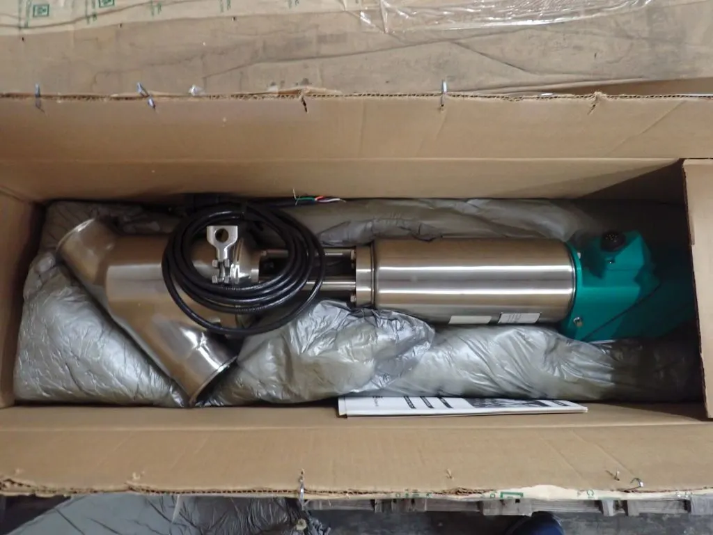 Lot of (2) Alfa 761 Tri Clover Air Operated Valves
