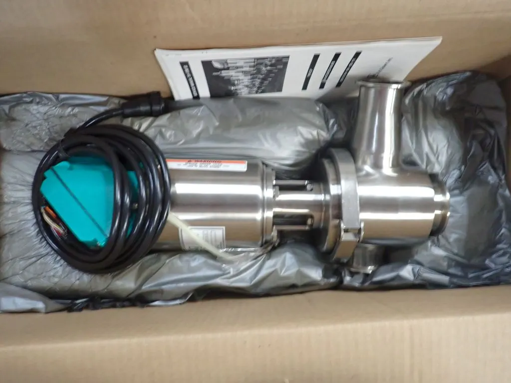 Lot of (2) Alfa 761 Tri Clover Air Operated Valves