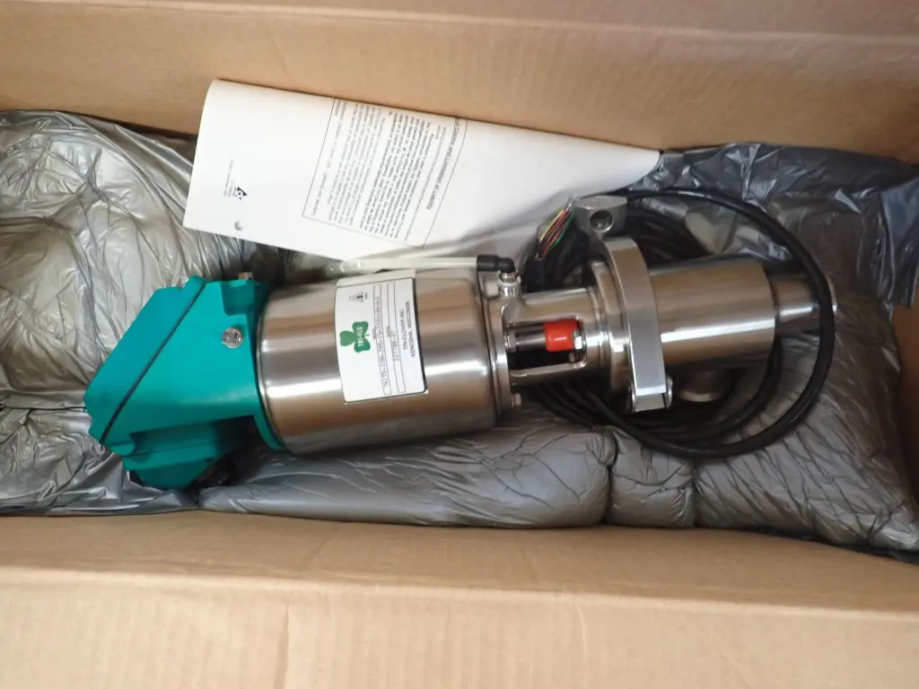 Lot of (2) Alfa 761 Tri Clover Air Operated Valves