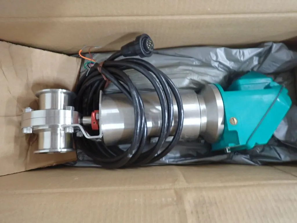 Lot of (2) Alfa Tri Clover Air Operated Valves