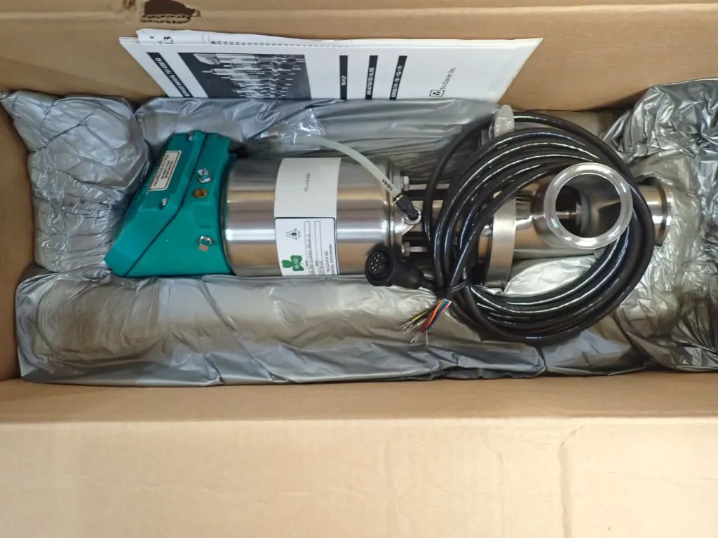 Lot of (2) Alfa 761 Tri Clover Air Operated Valves