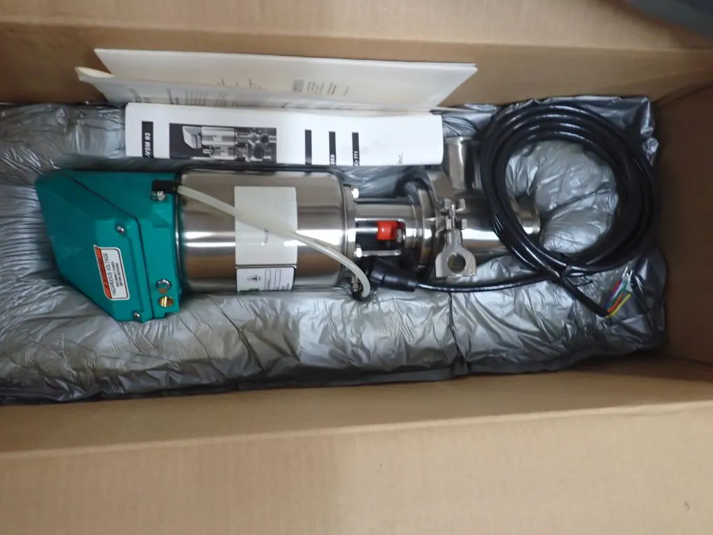 Lot of (2) Alfa 761 Tri Clover Air Operated Valves