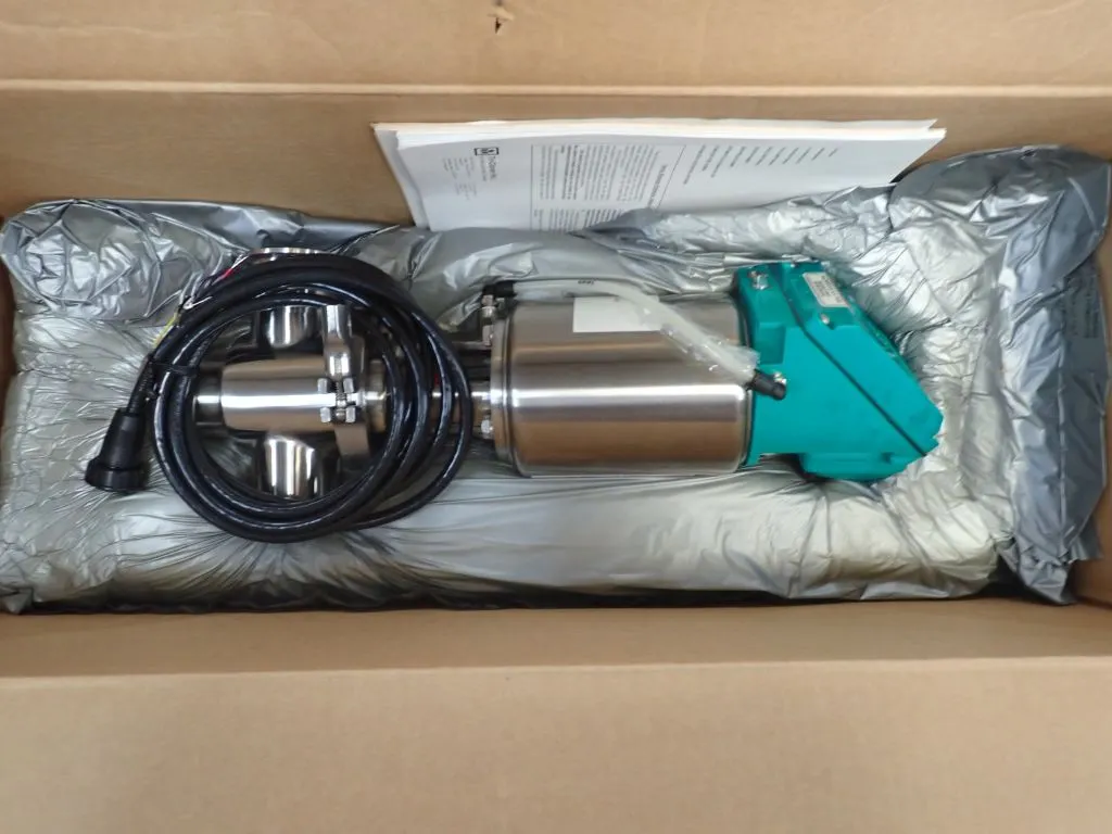 Lot of (2) Alfa 761 Tri Clover Air Operated Valves