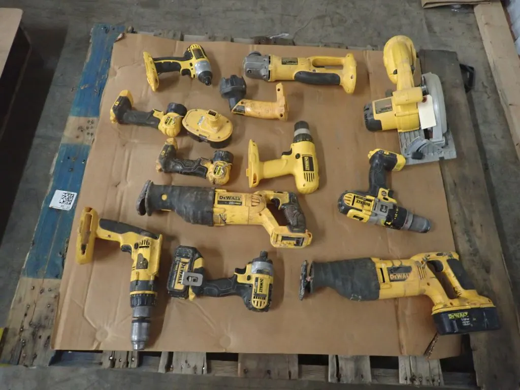 Lot of Assorted Dewalt 18V Cordless Power Tools