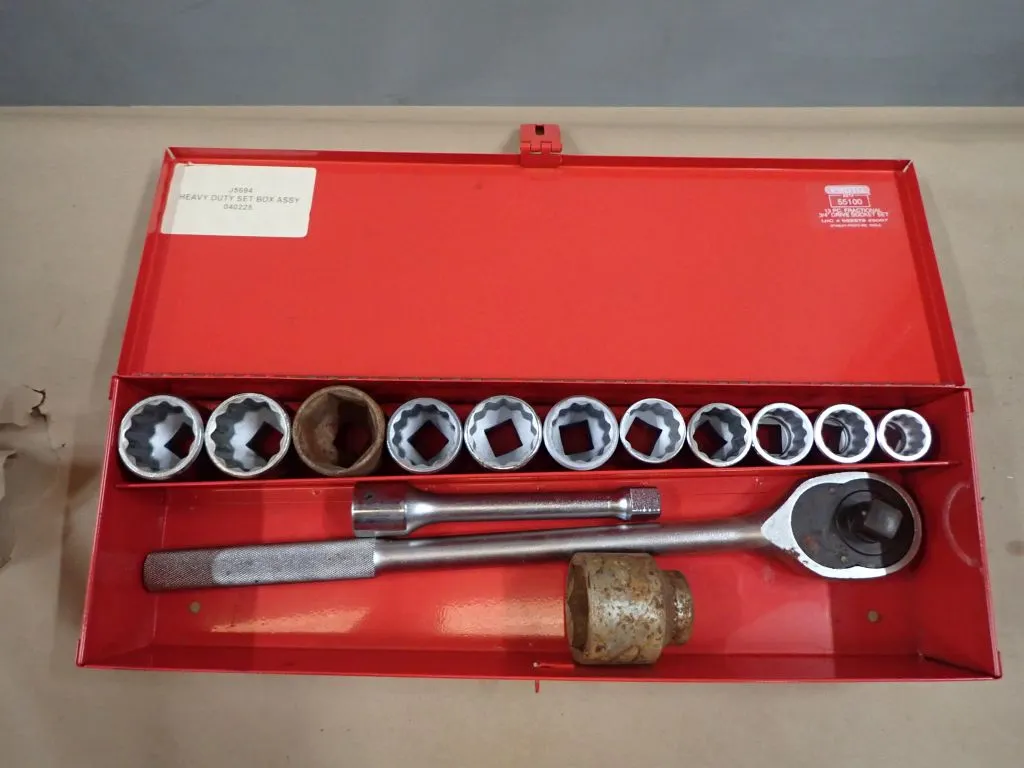 Proto 13pc Fractional 3/4 Drive Socket Set with Case