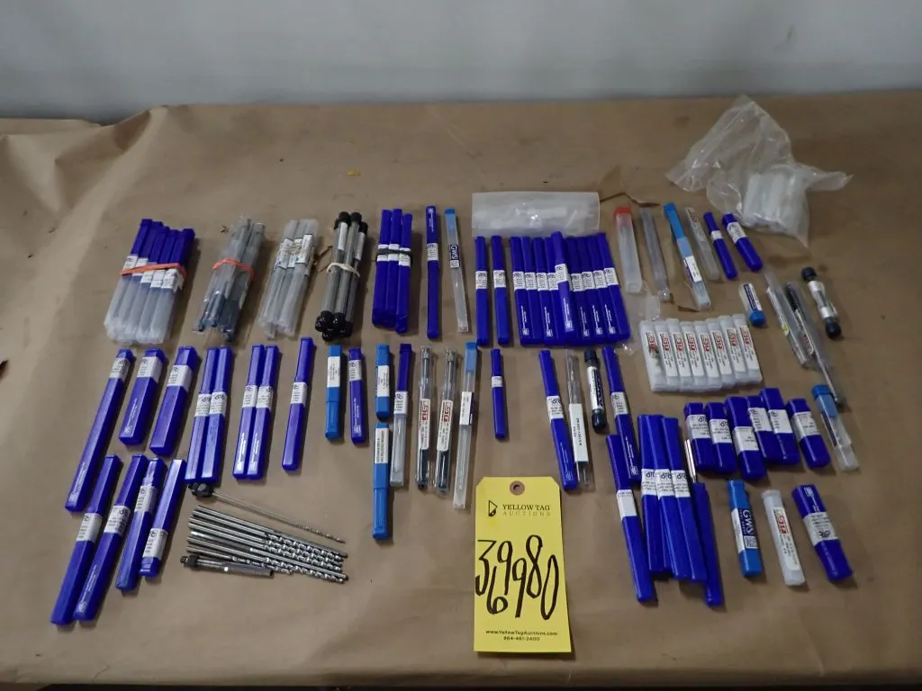 Lot of Assorted Reamers and Drill Bits