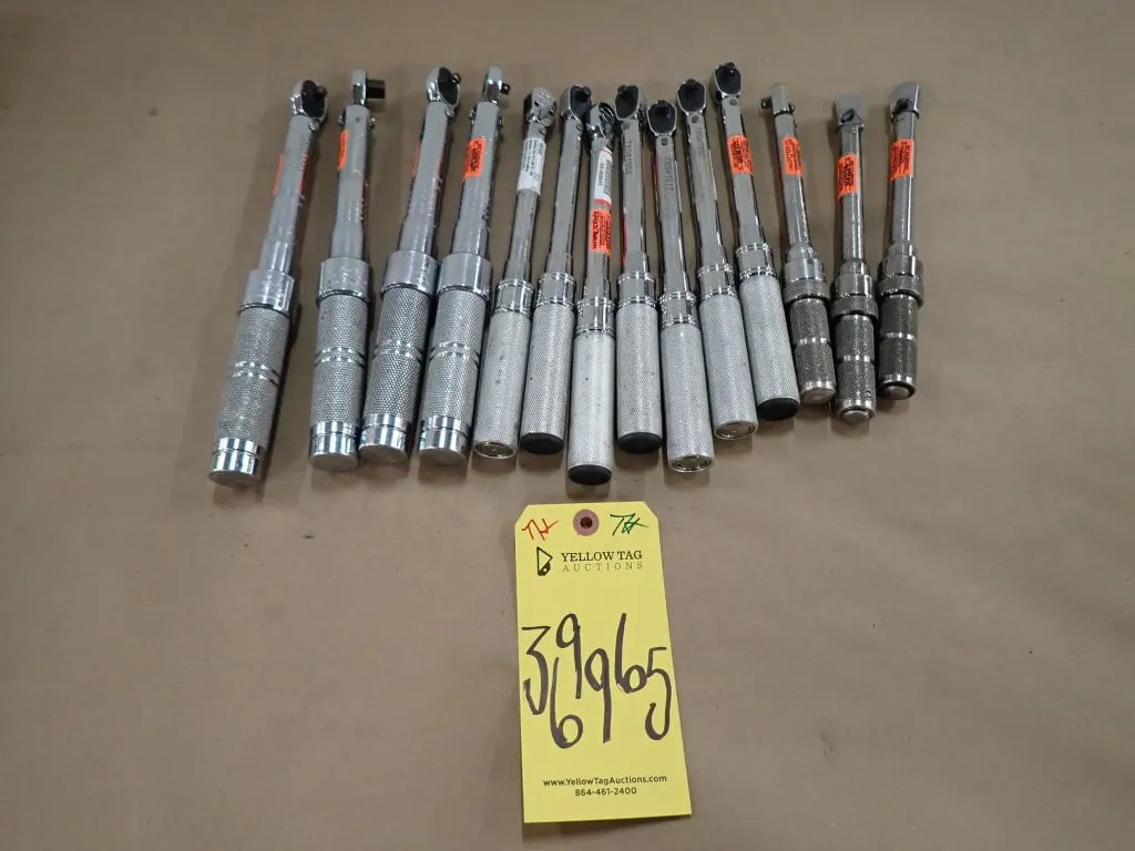 Lot of Assorted Torque Wrenches