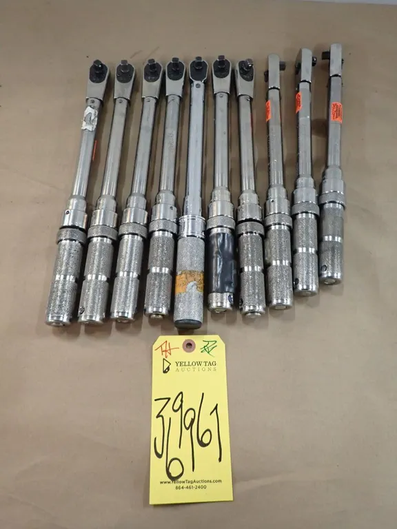 Lot of Assorted Precision Instruments Click Torque Wrenches