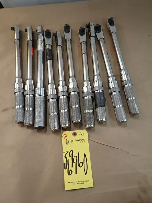 Lot of Assorted Precision Instruments Click Torque Wrenches