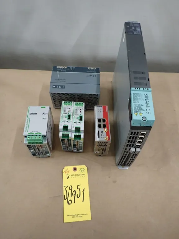 Lot of (6) Assorted PLC Components