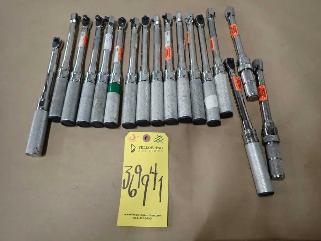Lot of Assorted Torque Wrenches