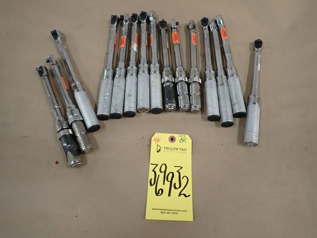 Lot of Assorted Torque Wrenches