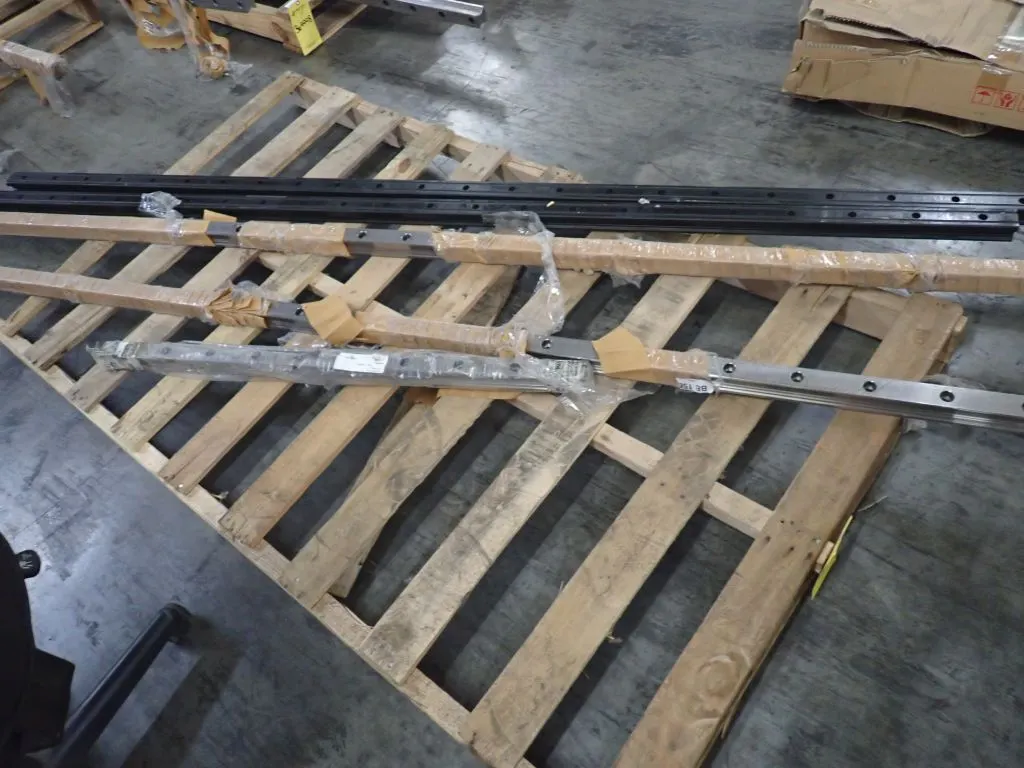 Lot of (5) Assorted Linear Guide Rails