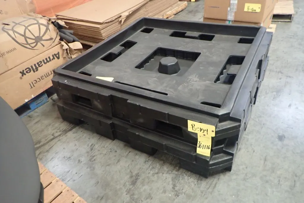 Lot of (2) Plastic Pallets