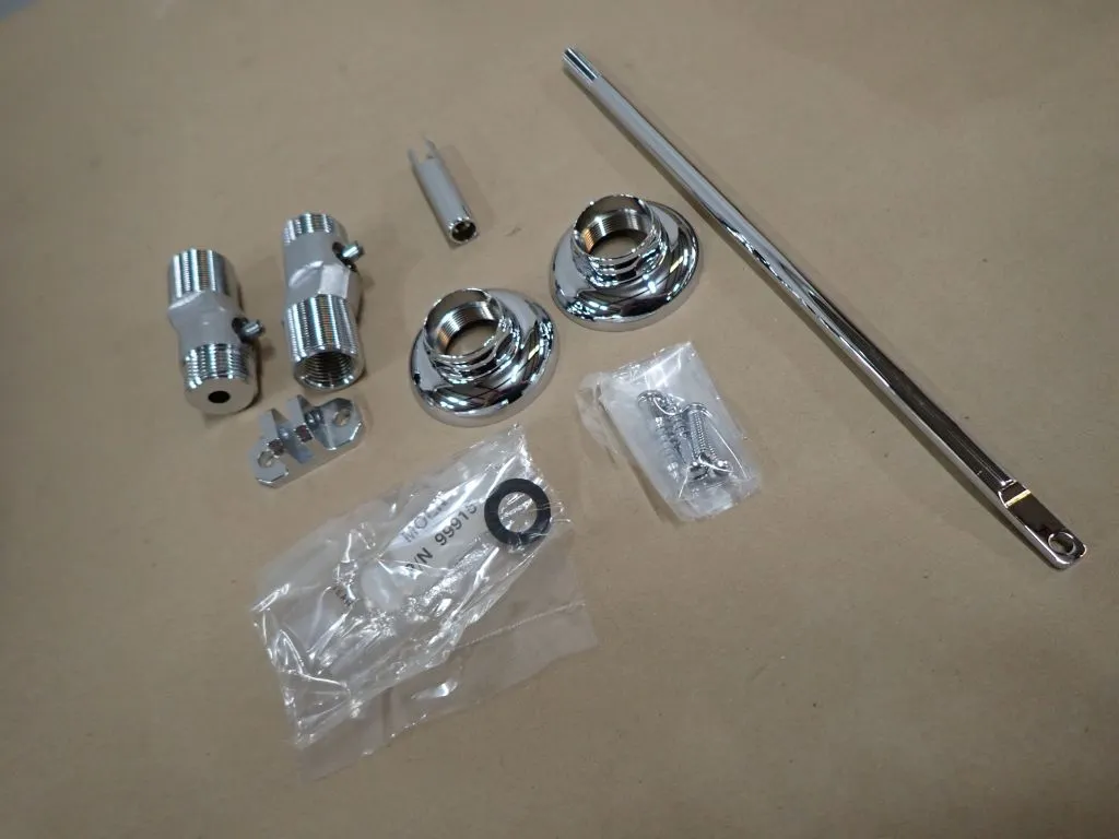 Moen 2-Handle Wall Mount Chrome Utility Faucet