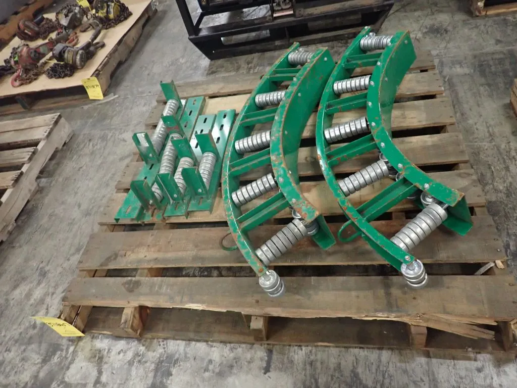 Lot of (6) Greenlee Cable Rollers